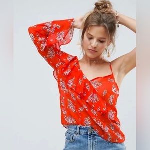 NWT ASOS Maternity One Shoulder Shirt